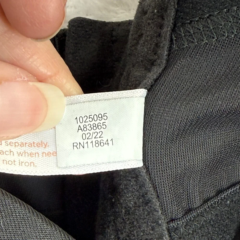 Cacique‎ Boost Plunge Bra Black Underwire Padded Plus Size 44DDD A83865